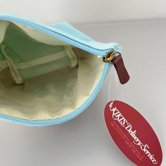 Kiki Delivery Towel Texture Canvas Cosmetic Bag NWT - Picture 3 of 3